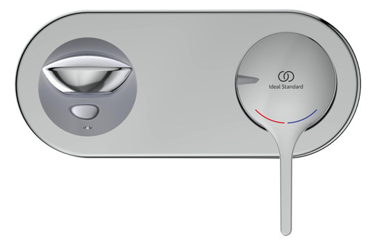 Ideal-Standard Fertigmontageset Melange für UP-Wand-Waschtisch-Einhebelmischer, verchromt
