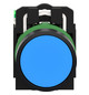 Drucktaster 1f bl rnd Ø22,5mm 1S IP30 fl Tastend
