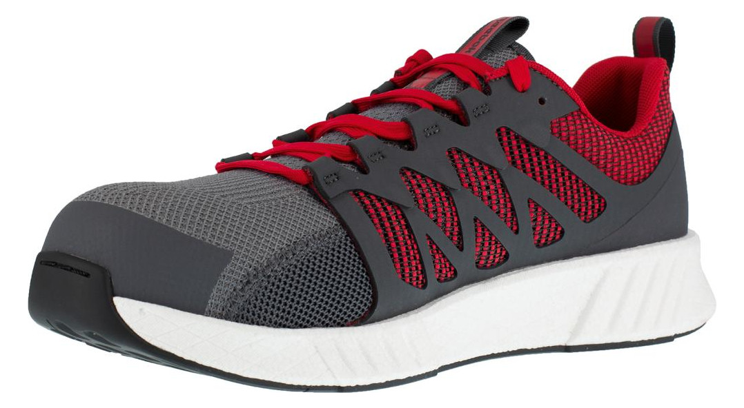 Bild Halbschuh Fusion Flexweave Work,S1P,41 g rau/rot/weiß REEBOK-2