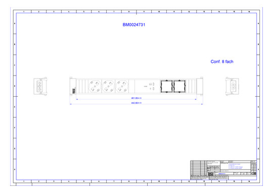 Bachmann CONF XL 3xP40 1xUSB   BM0024731 