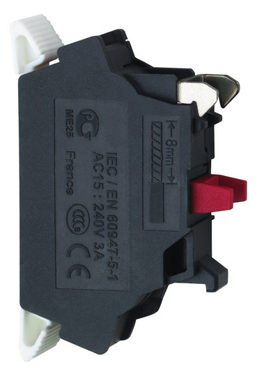 Hilfsschalterblock 1Ö 3A/AC Federzug