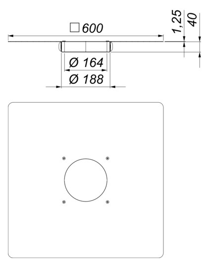 Dallmer Branschutzelement 13 Stahltrapez