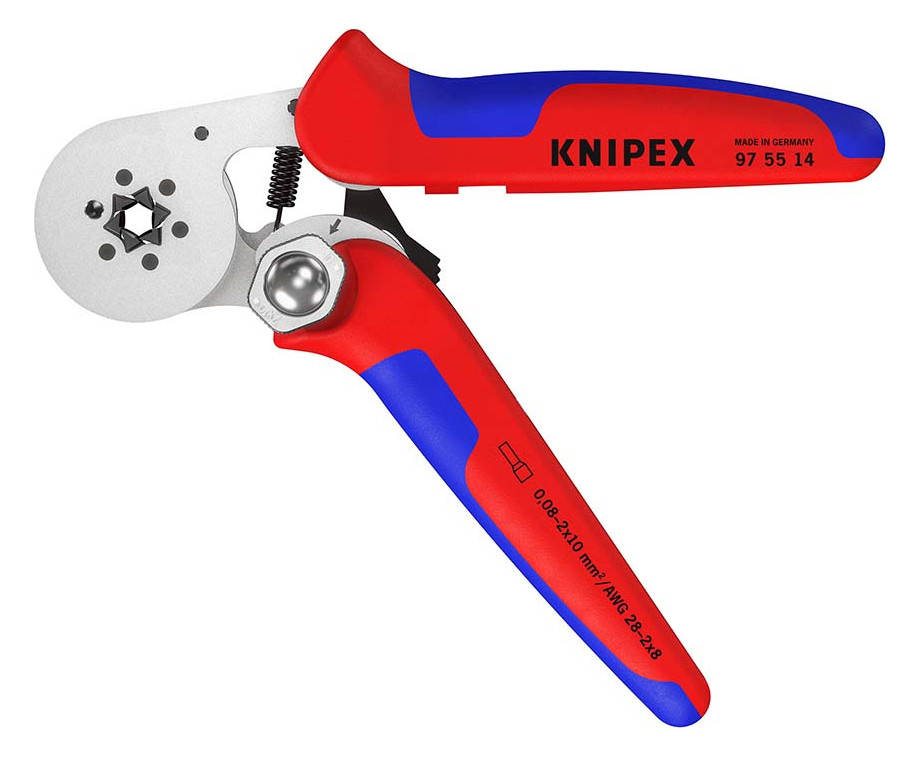 Crimpzange mech 180mm versch.Eins 0,08-10qmm AWG28-8