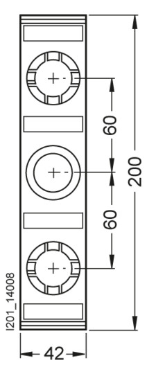 Abdeckung DII 3p