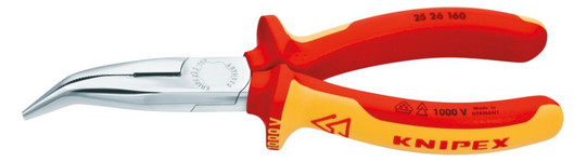 KNIPEX-VDE-Radiozange, gebogen 2526 - 160 mm