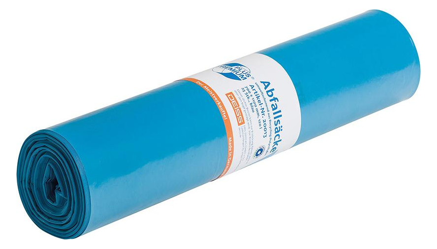 Bild Müllsack 120 l blau LDPE Meistverkaufte - DEISS-0