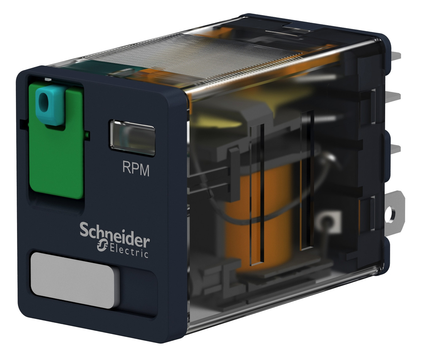 Schaltrelais 2W IP40 21x27x53mm Steckanschl