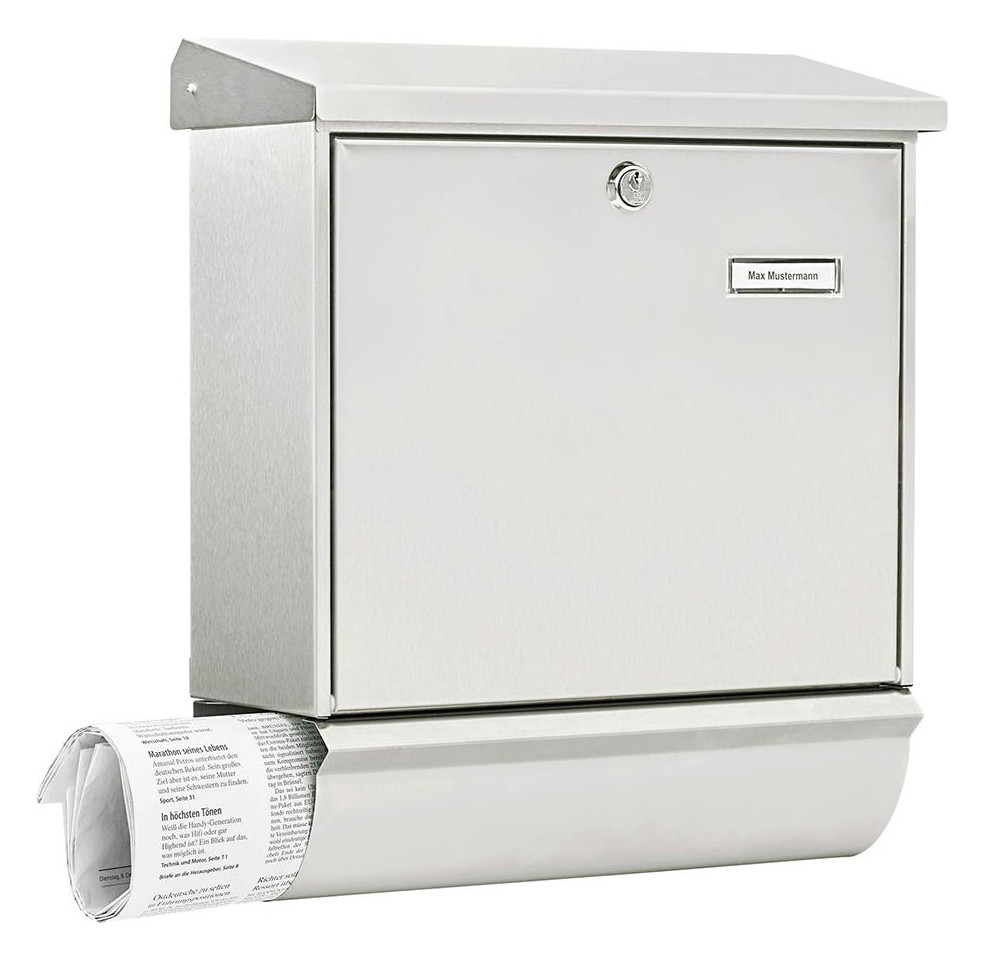 Bild Briefkasten Comfort-Set Edelstahl - BURG WÄCHTER-3