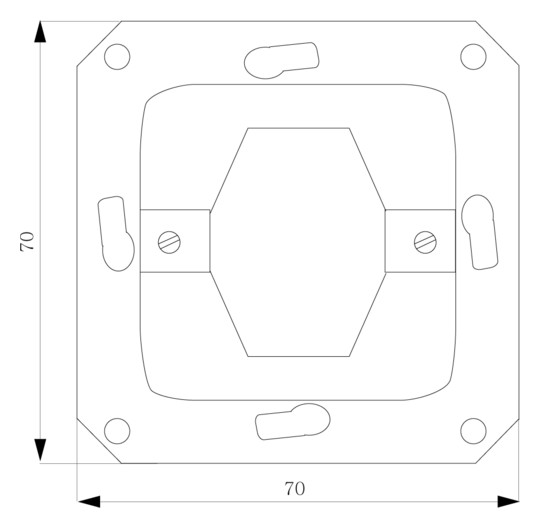 Einzeltaster-Modul 1S UP DELTAi-system IP20