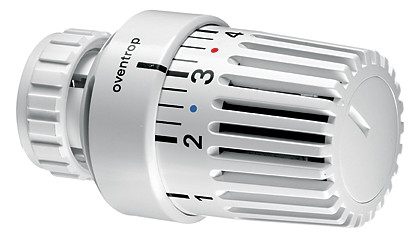 Oventrop Thermostat Uni LD 7-28 °C, weiß, mit Nullstellung, mit Memoscheibe