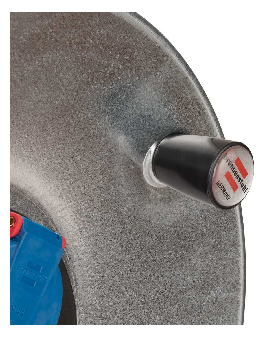 Kabeltrommel 50m H05RR-F 3x1,5mm IP44 3xSteckdosen m.Tragerahmen Kabeltrommel 50m H05RR-F 3x1,5mm IP44 3xSteckdosen m.Tragerahmen