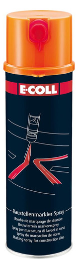 E-COLL-Baustellenmarkierspray, orange - 500 ml