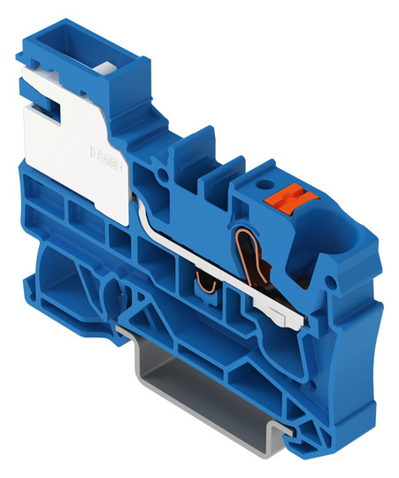 N-Trennklemme 0,5-10qmm 51A 3x10mm bl Anschlussplatte erforderlich Federzugans