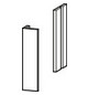 Duravit Korpusblende L-Cube 40x2-10x1,6cm, nussbaum natur