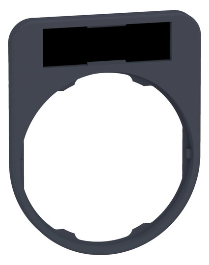 Bezeichnungsschild sw Harmony XB5 30x40mm Bez.Schild