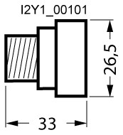 D0-Schraubkappe D01 Porzellan D0-Schraubkappe D01 Porzellan