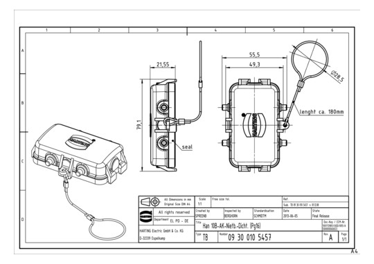 HART Han 10B-AK-Nietb.-Dicht 09300105457 