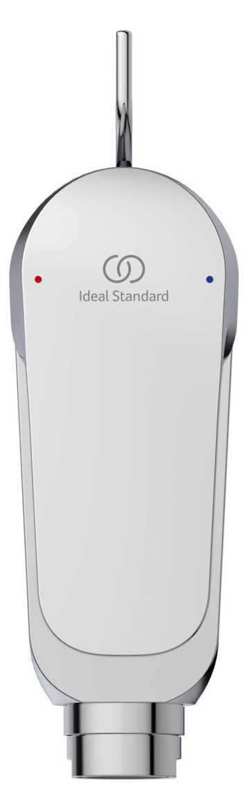 Ideal-Standard Bidet-Einhebelmischer CeraFlex mit Kunststoff-Ablaufgarnitur, Ausladung 114mm, chrom