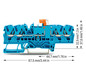 Trennreihenklemme bl Serie 2002 1Etage 0,25-4qmm 16A APL_erf.