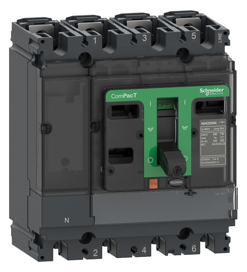 Hauptschalter 250A 4p IP30 Einb Wart/Rep Festeinbau Motorantrieb optional