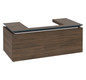 V&B Waschtischunterschrank Legato 100x38x50cm, Waschtisch mittig, Arizona Oak