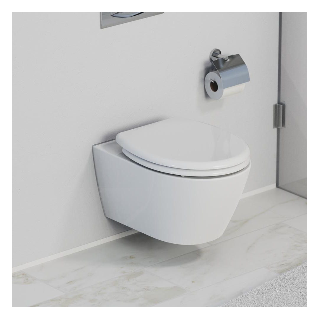 Bild Duroplast WC-Sitz WHITE, mit Absenkautomatik und mit Absenkautomatik und Schnell - KIRCHHOFF-9