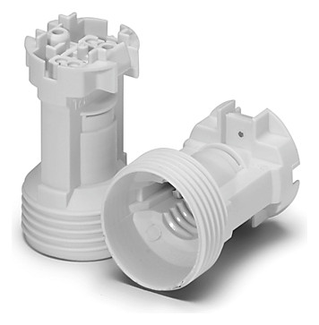 VOSS Fassung, E14, PET GF, weiß   546456 