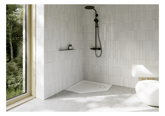 Duschwanne BetteCaro 5319 80x80x3,5cm, snow