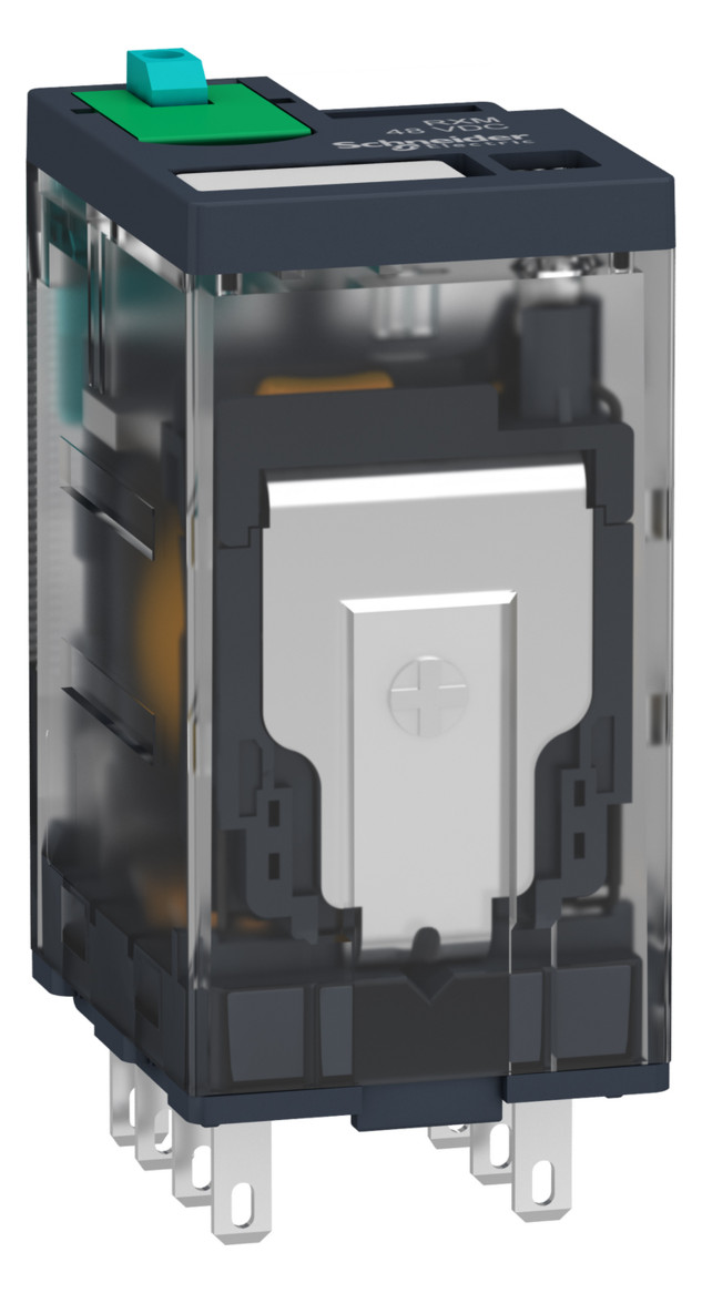 Schaltrelais 2W IP40 21x27x55mm Steckanschl