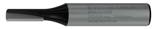 BOSCH-HM-Nutfräser 1-Schneider, Schaft 8mm - 5,0x12,7mm