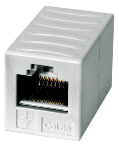 Modular-Kupplung 6 2x RJ45 Buchse/Buchse Schirm ger