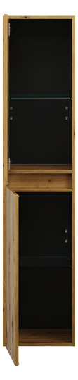 Burgbad Hochschrank Rocio 35x160x32cm, 2 Türen, Eiche Dekor Urban