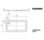 Kaldewei Duschwanne SUPERPLAN CLASSIC 436-1 75x160x4cm, Antislip Perl-Effekt, weiß