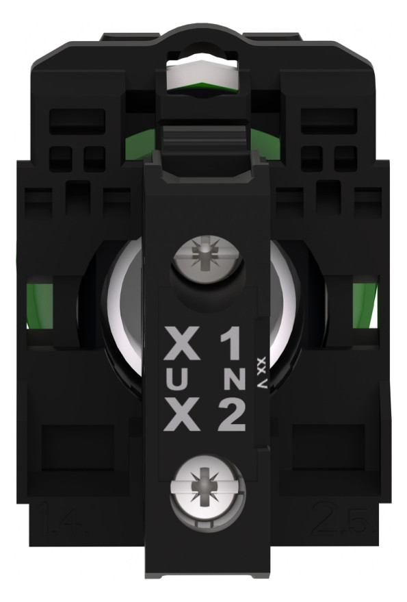 Leuchtmelder komplett 1f LED UC rnd hoch Ø22mm gn IP66