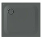 Duschwanne BetteUltra 8750 90x80x2,5cm, Antirutsch/Pro, Mini-Wannenträger, smoke