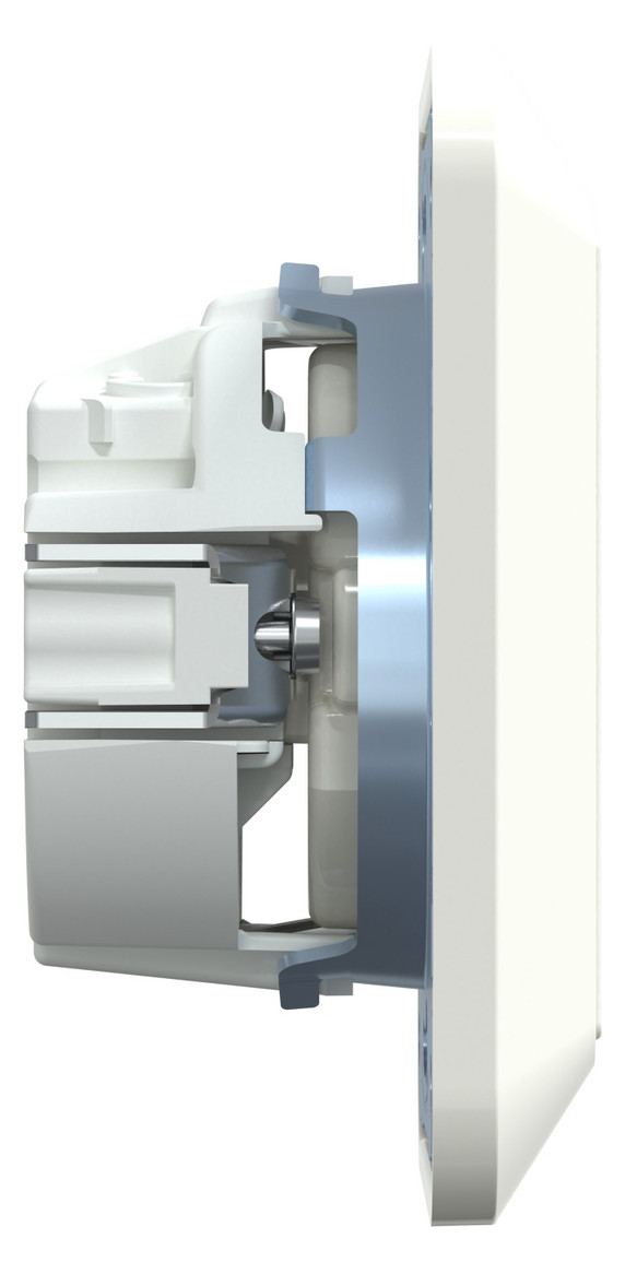 Steckdose 1f polws glz 1-M UP IP20