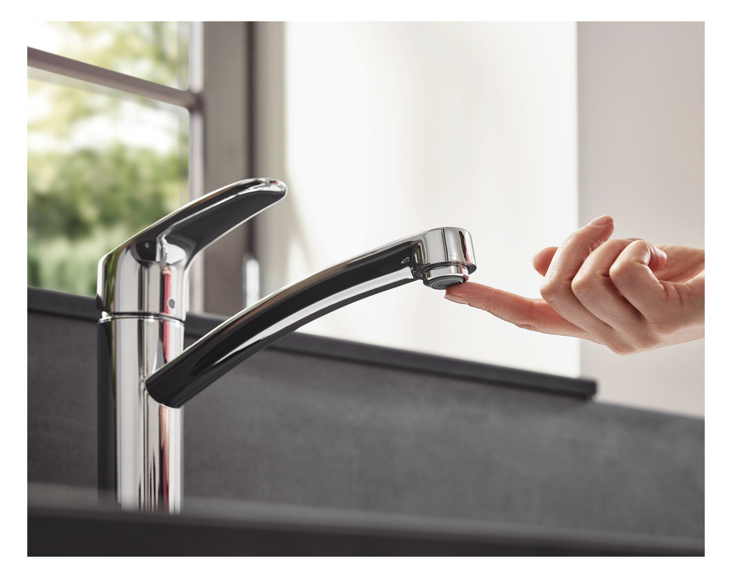 hansgrohe Spültisch-Einhebelmischer 160 Focus M41 1jet, chrom