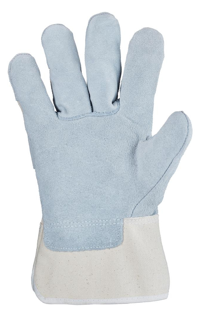 Bild Handschuh, Kernspaltleder, weiße Stulpe-1