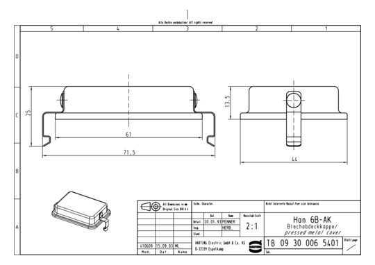 HART Schutzkappe             09300065401 