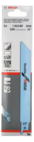 Säbelsägeblatt 150mm Stahl f.Stahl