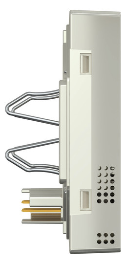 Raumtemperaturregler UP Zigbee alu mt Bedienelement Mit Vor-Ort Bedienung
