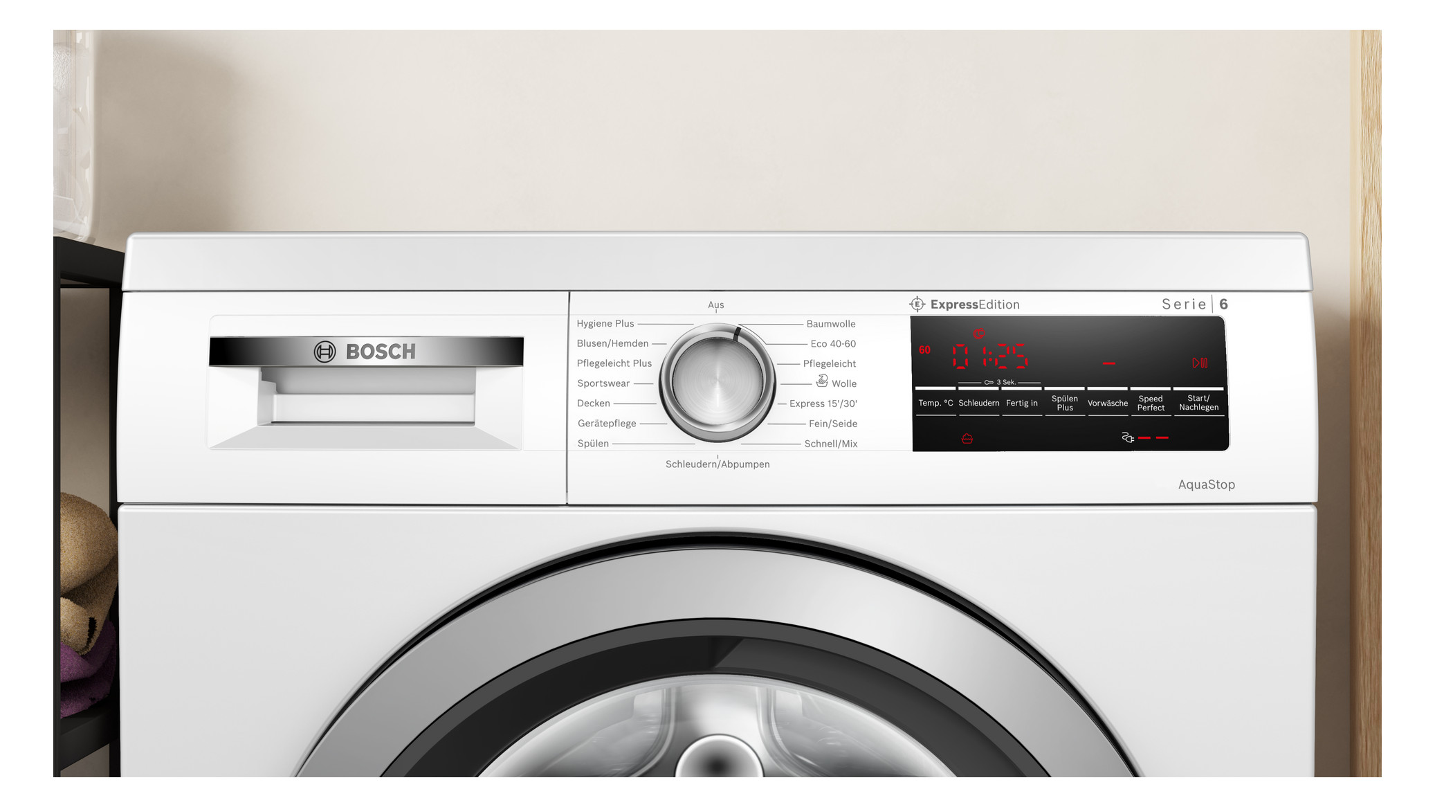 Waschautomat 8kg A Frontl 1400Upm ubf m.Display Wassersicherheitssystem