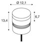 SLV M-POL S Polehead 180°,       1007235 