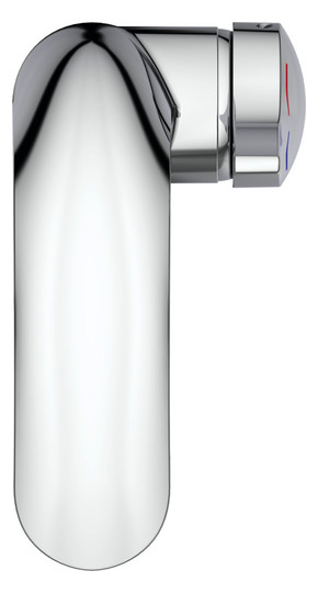 Ideal-Standard Waschtisch-Einhebelmischer Melange verlängerter Sockel, ohne Ablaufgarnitur, verchromt