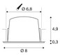 SLV NUMINOS DL S, Indoor LED     1003793 