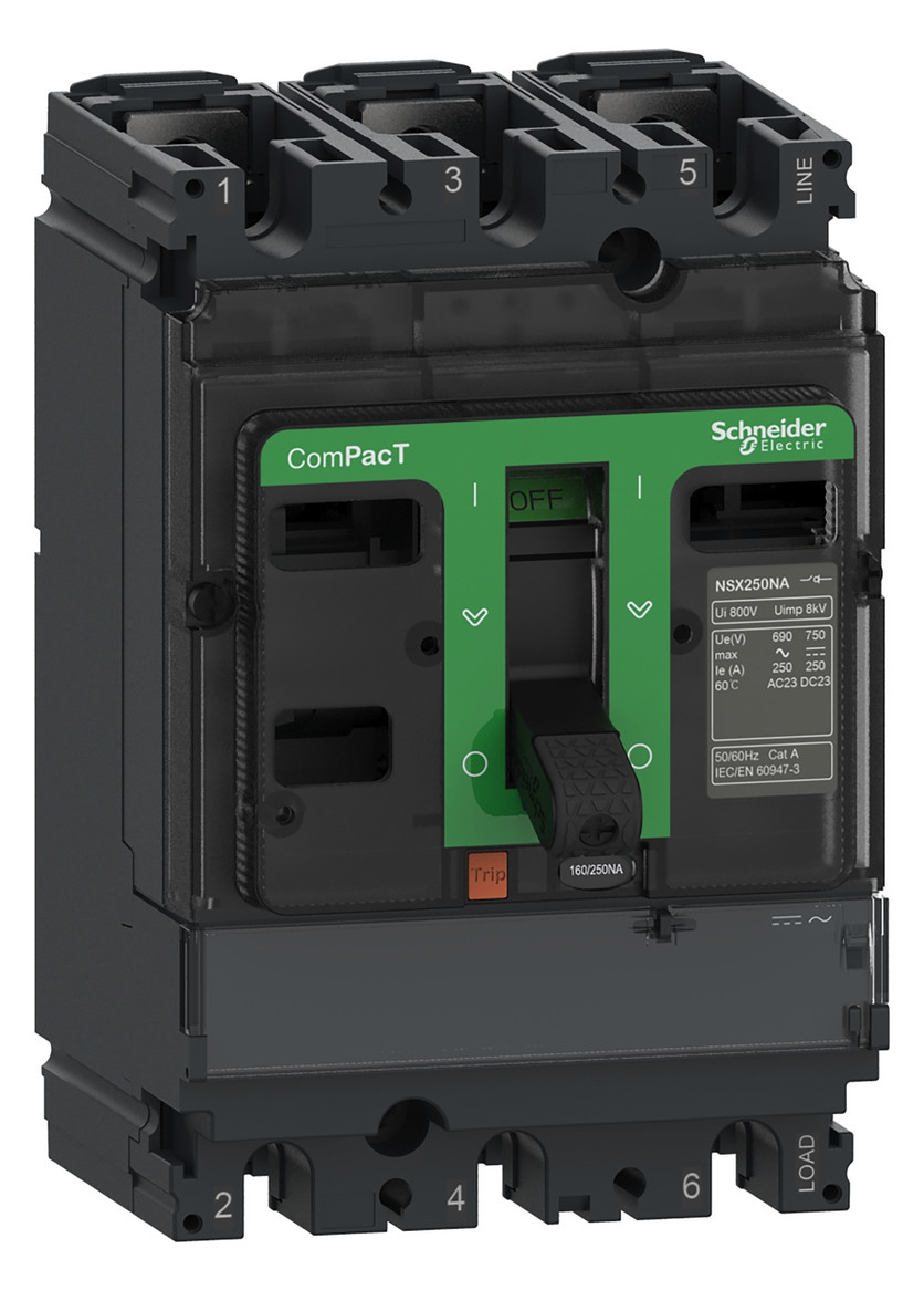 Hauptschalter 250A 3p IP30 Einb Wart/Rep Festeinbau Motorantrieb optional