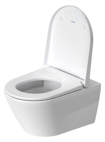 Duravit Wand-Tiefspül-WC-Set D-Neo mit WC-Sitz, Rimless, weiß