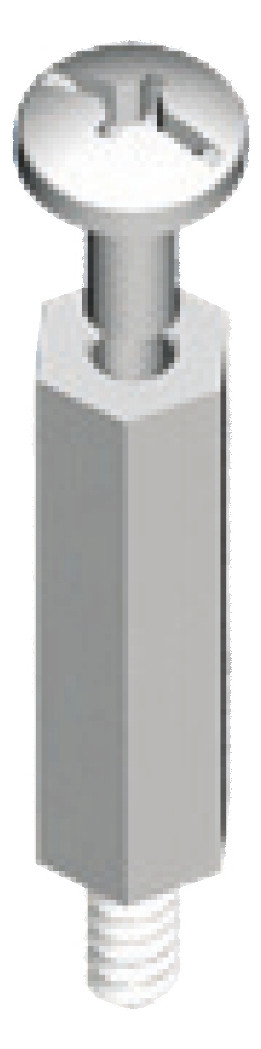 Geräteschraube Flachkopf PZ ST M4x10mm g/vz