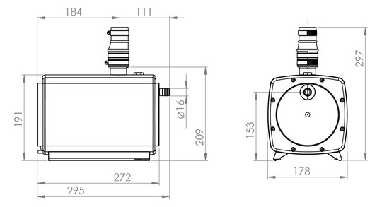 SFA Schmutzwasserhebeanlage SaniFloor + für befliesbare Duschtasse, Gesamthöhe 60 mm, weiß
