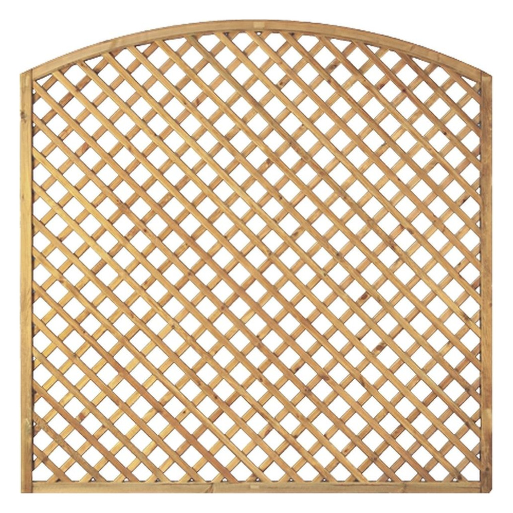 Bild Bogen-Rankzaun-Serie 180x180/160cm MW 6 x 6cm Leisten 12x30mm, genagelt Rahmen 4 - n.a.-0